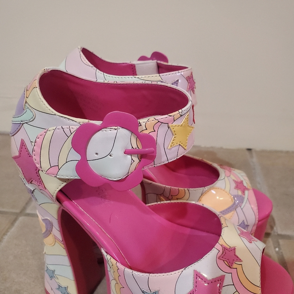Dollskill sugar thrillz groovy galaxy platform heels - Picture 12 of 16